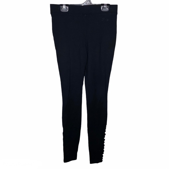 Juicy Couture Pants - Juicy Couture Black Lace Detailing Leggings